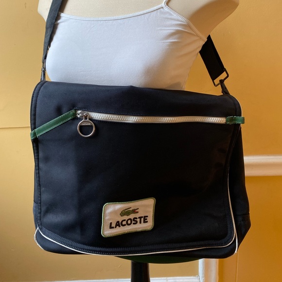 Vintage Lacoste messenger / laptop bag - Picture 1 of 11